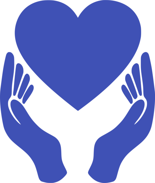Illustration of hands lifting up a heart