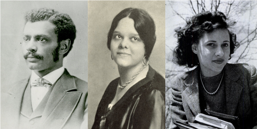 Portraits of George Washington Henderson, Edna Hall Brown and Crystal Malone
