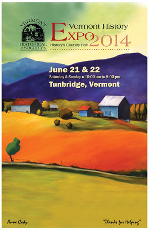 Vermont History Expo 2014 poster
