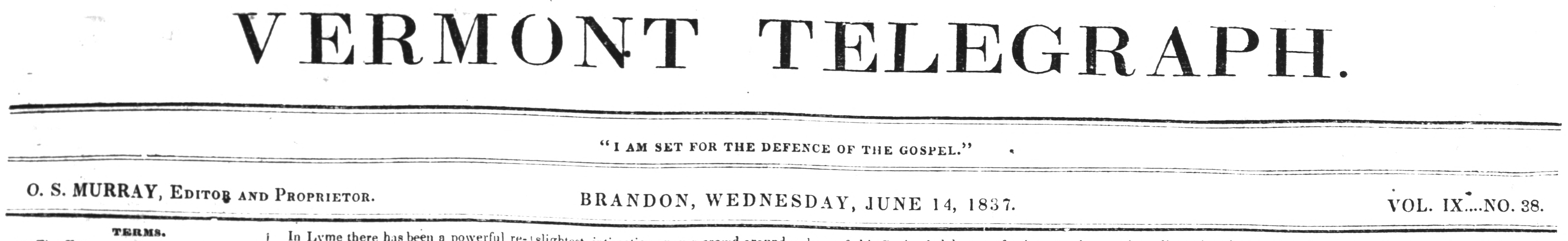 vermont telegraph